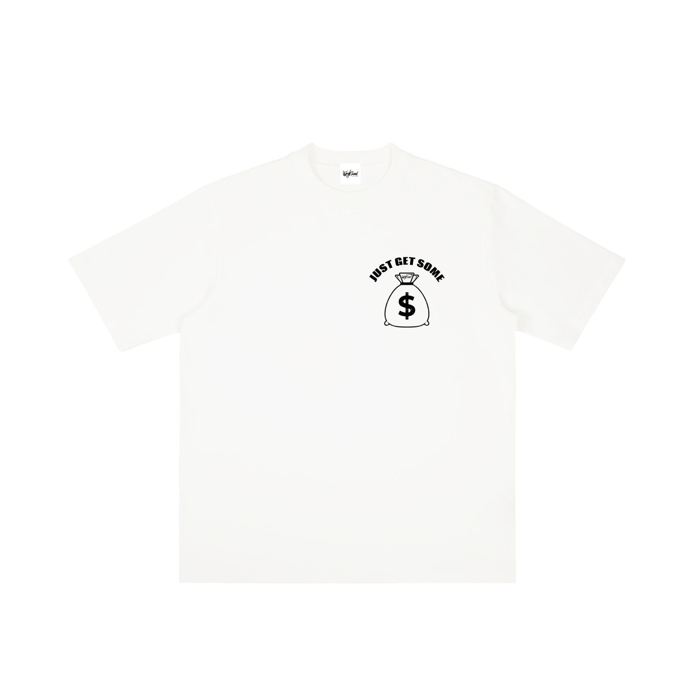 Vintage Wash Drop Shoulder JUST GET SOME $ T-shirt