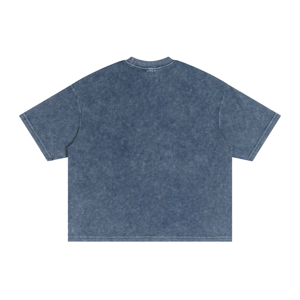 Textured Waffle Washed Boxy T-Shirt