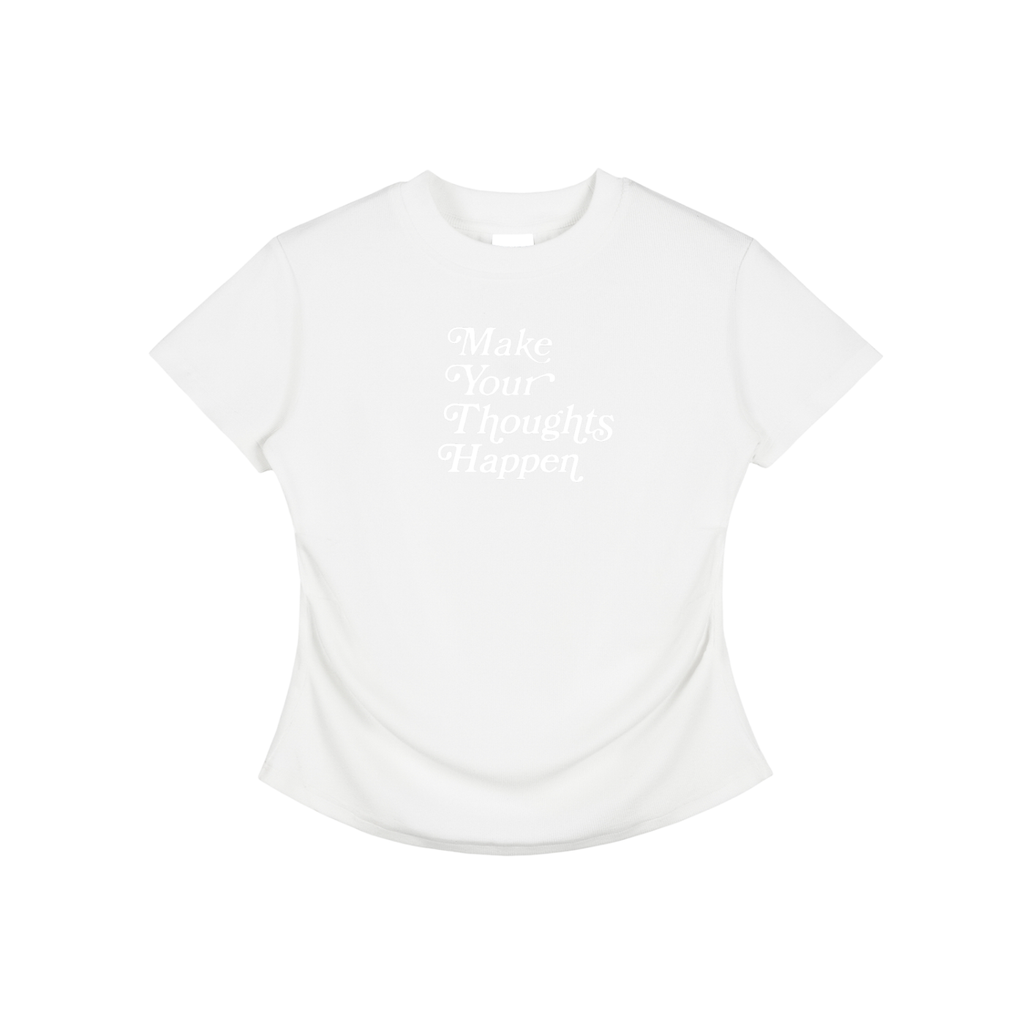 M.Y.T.H Vintaged-Wash Bodycon Cotton T-Shirt
