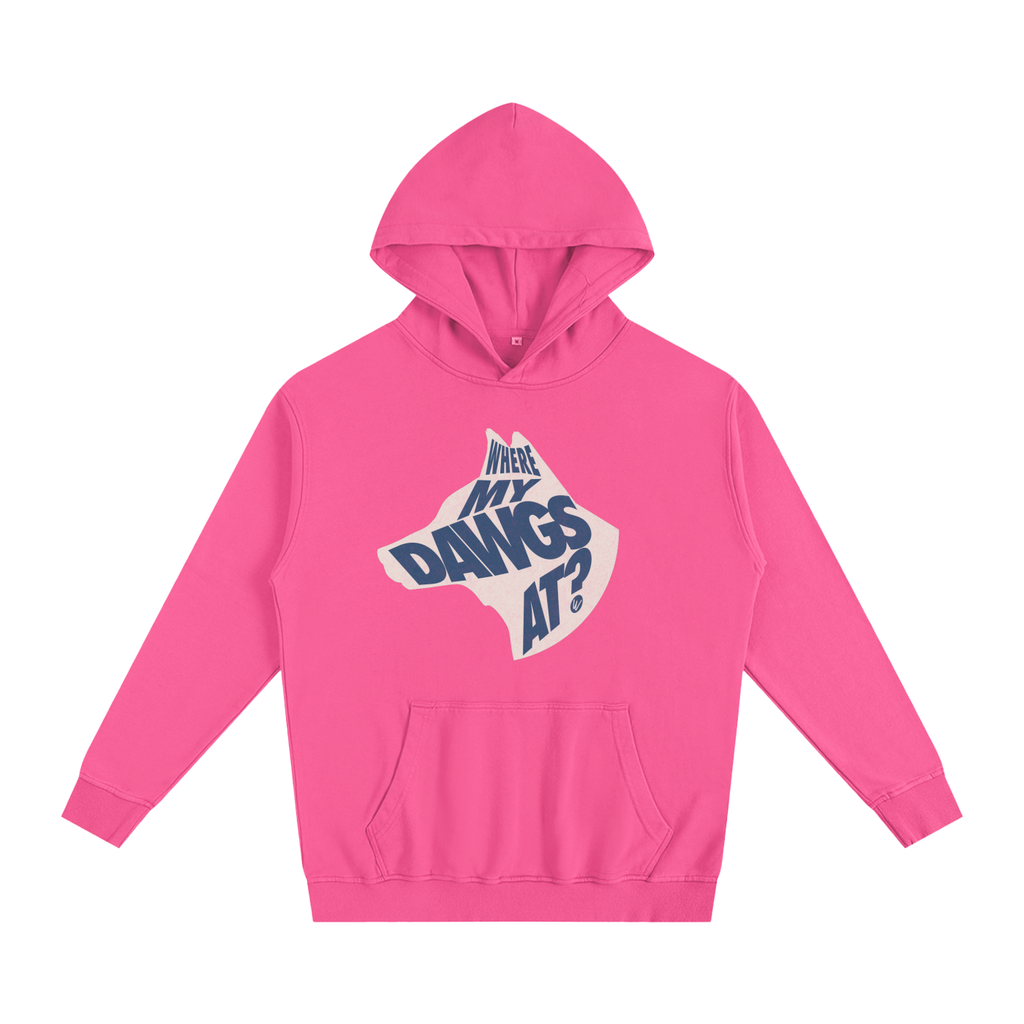 Where My Dawgs AT? Oversized Hoodie
