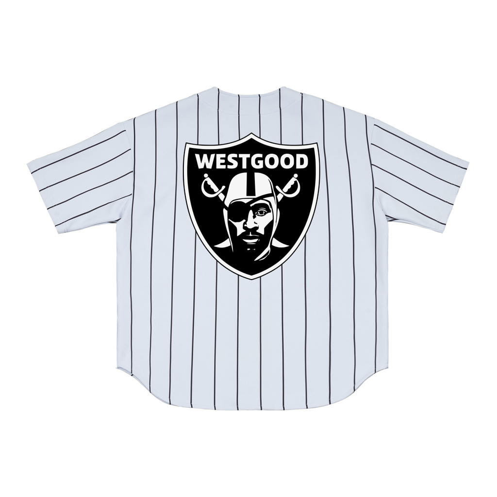 WESTGOOD Legend Pinstripe Baseball Jersey