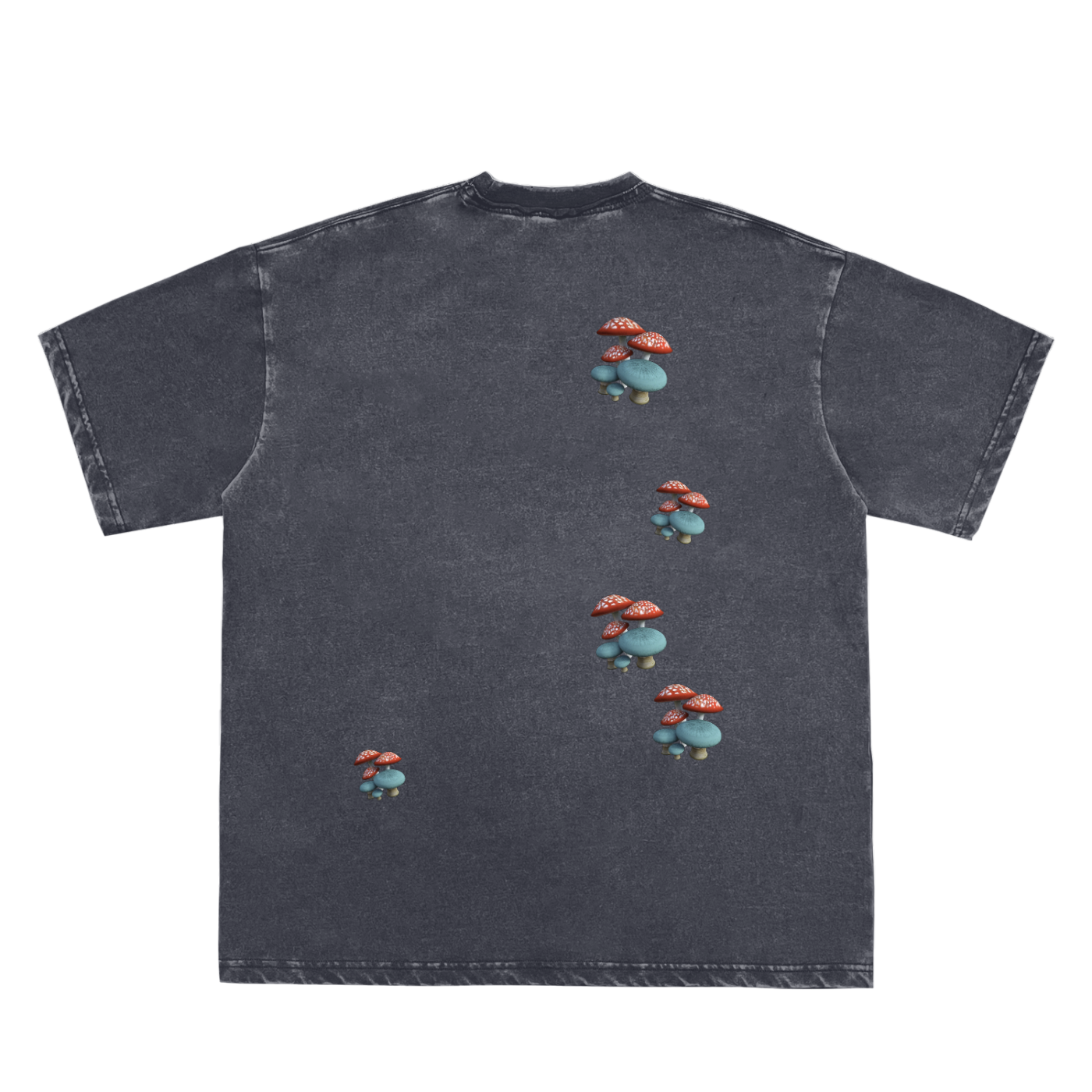 Make Your Thoughts Happen Frayed Vintage Washed T-Shirt - 250 GSM