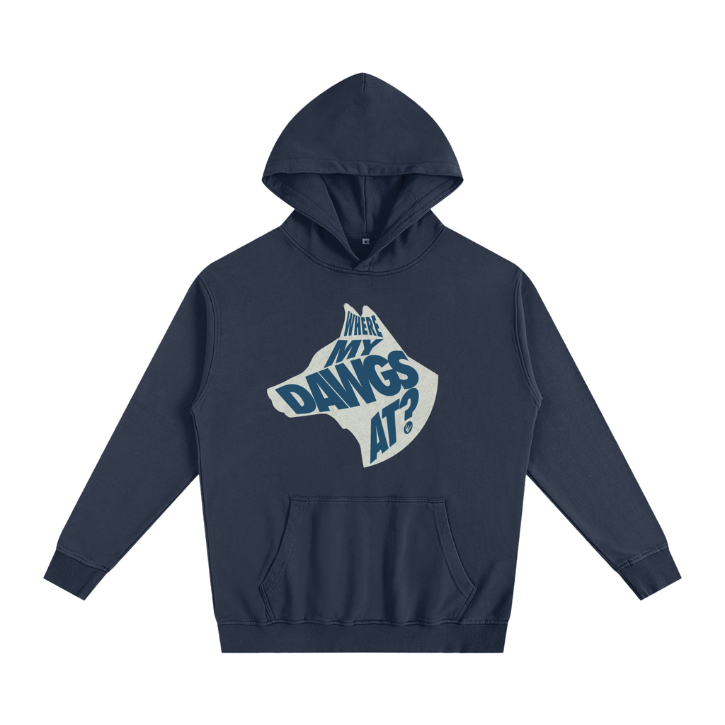 Where My Dawgs AT? Oversized Hoodie
