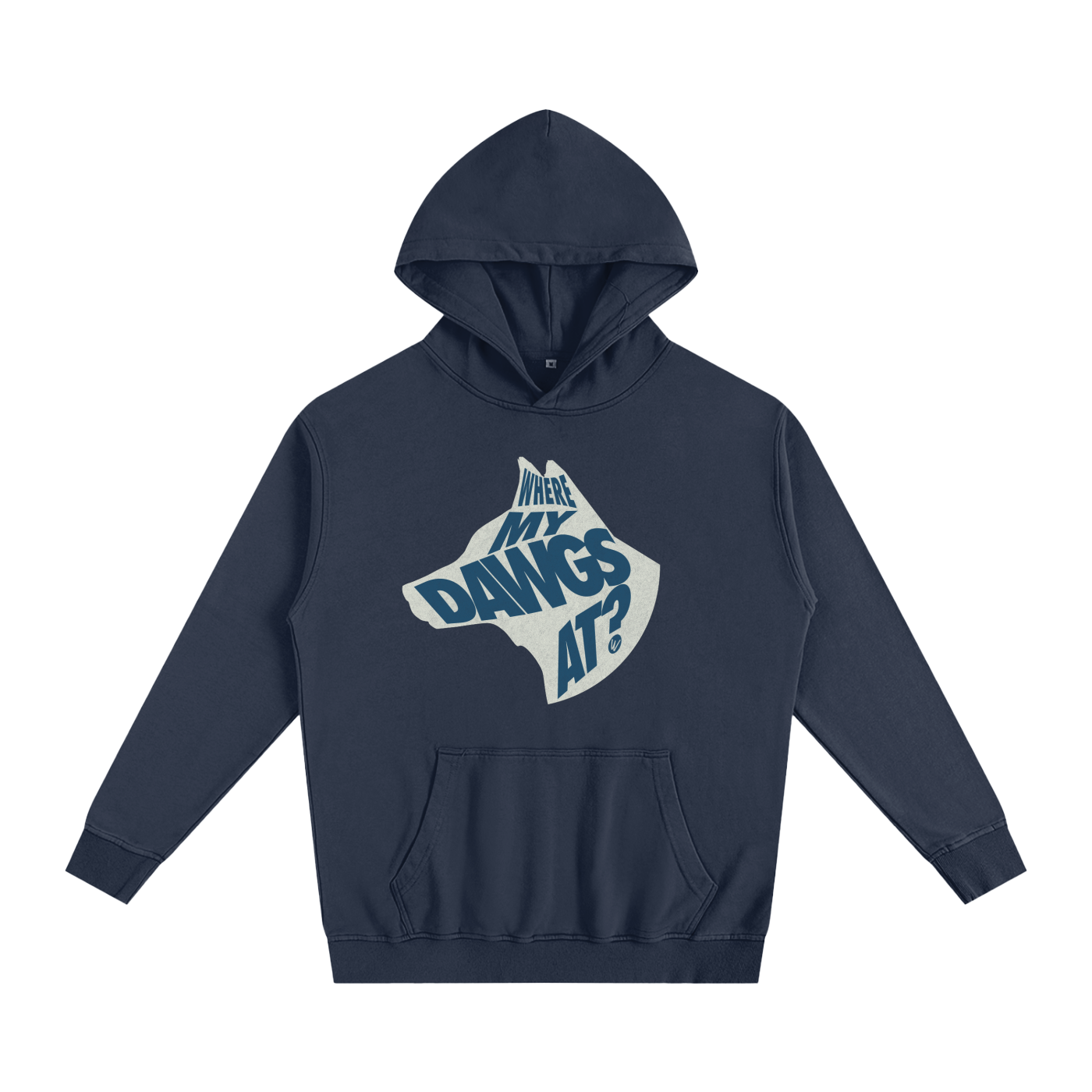 Where My Dawgs AT? Oversized Hoodie