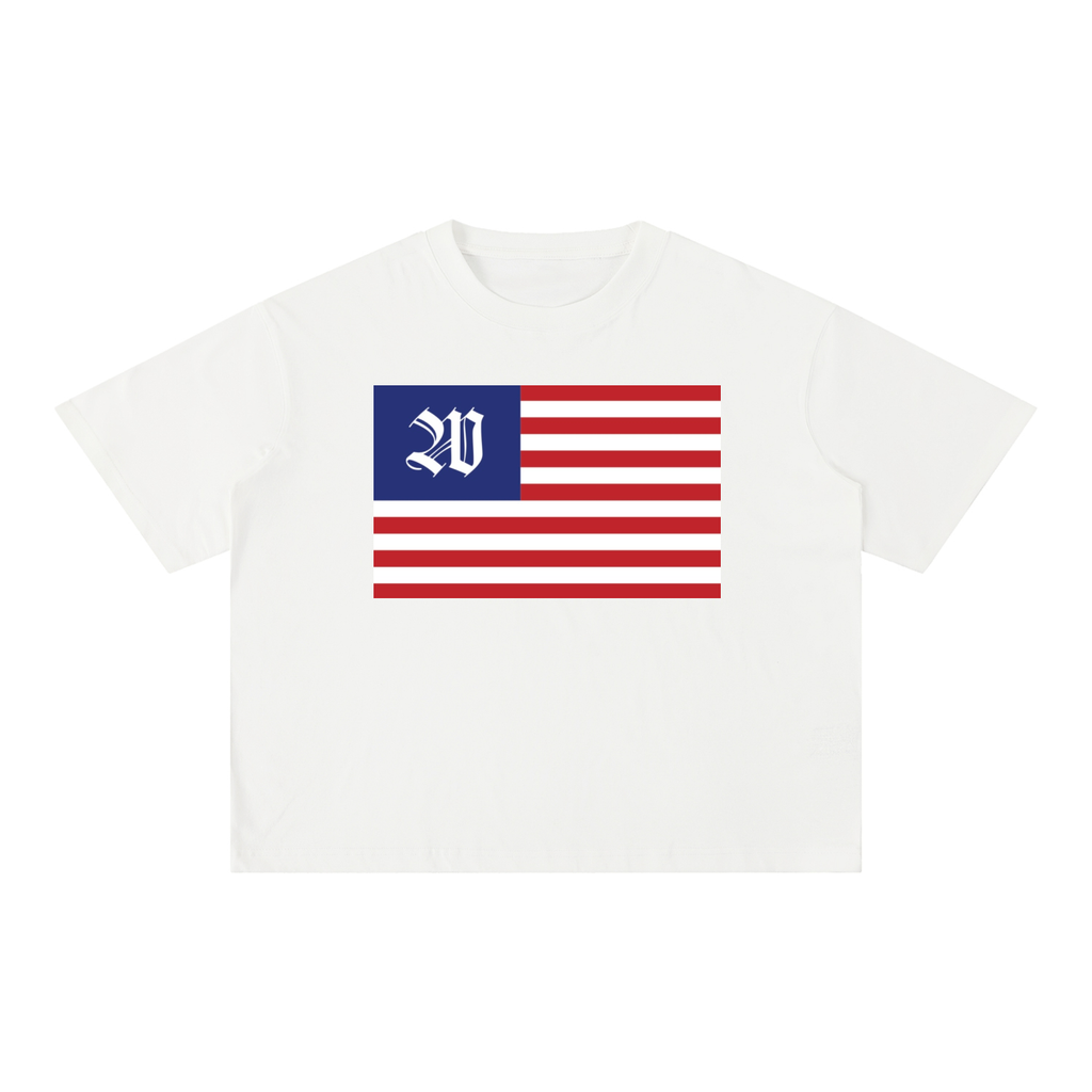WESTGOOD Old English W Flag T-Shirt