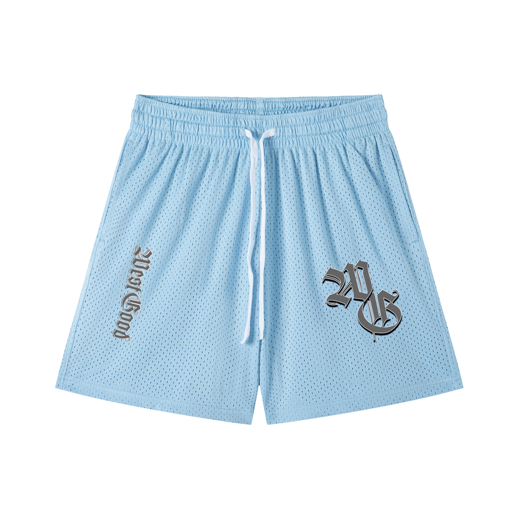 Old English WG Mesh Drawstring Shorts