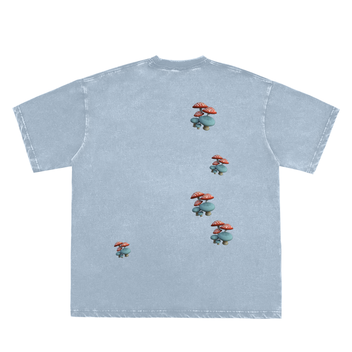 Make Your Thoughts Happen Frayed Vintage Washed T-Shirt - 250 GSM