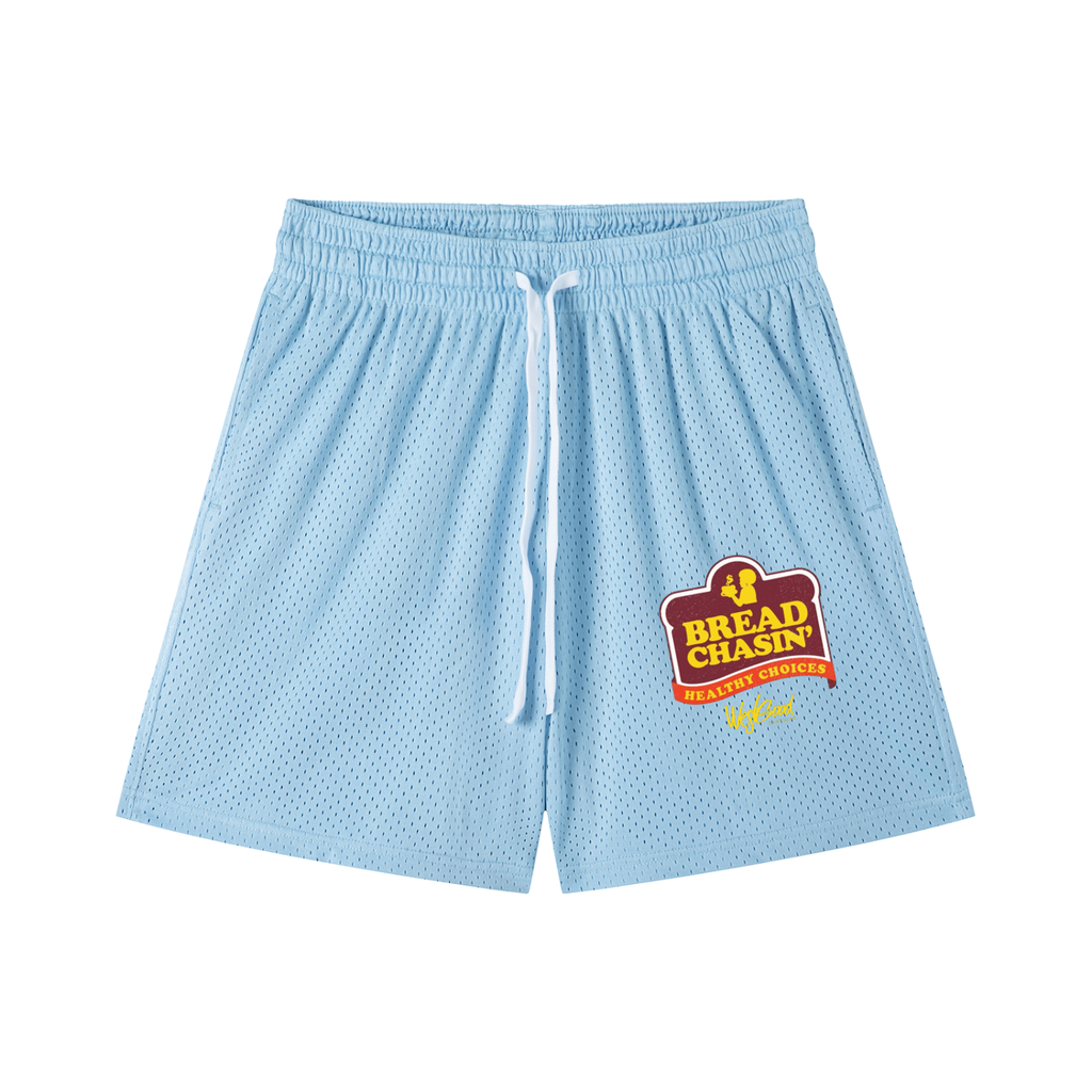 BREAD CHASIN Mesh Drawstring Shorts