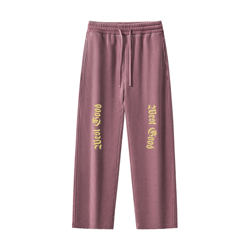 Frayed Enzyme Washed Fleece Set