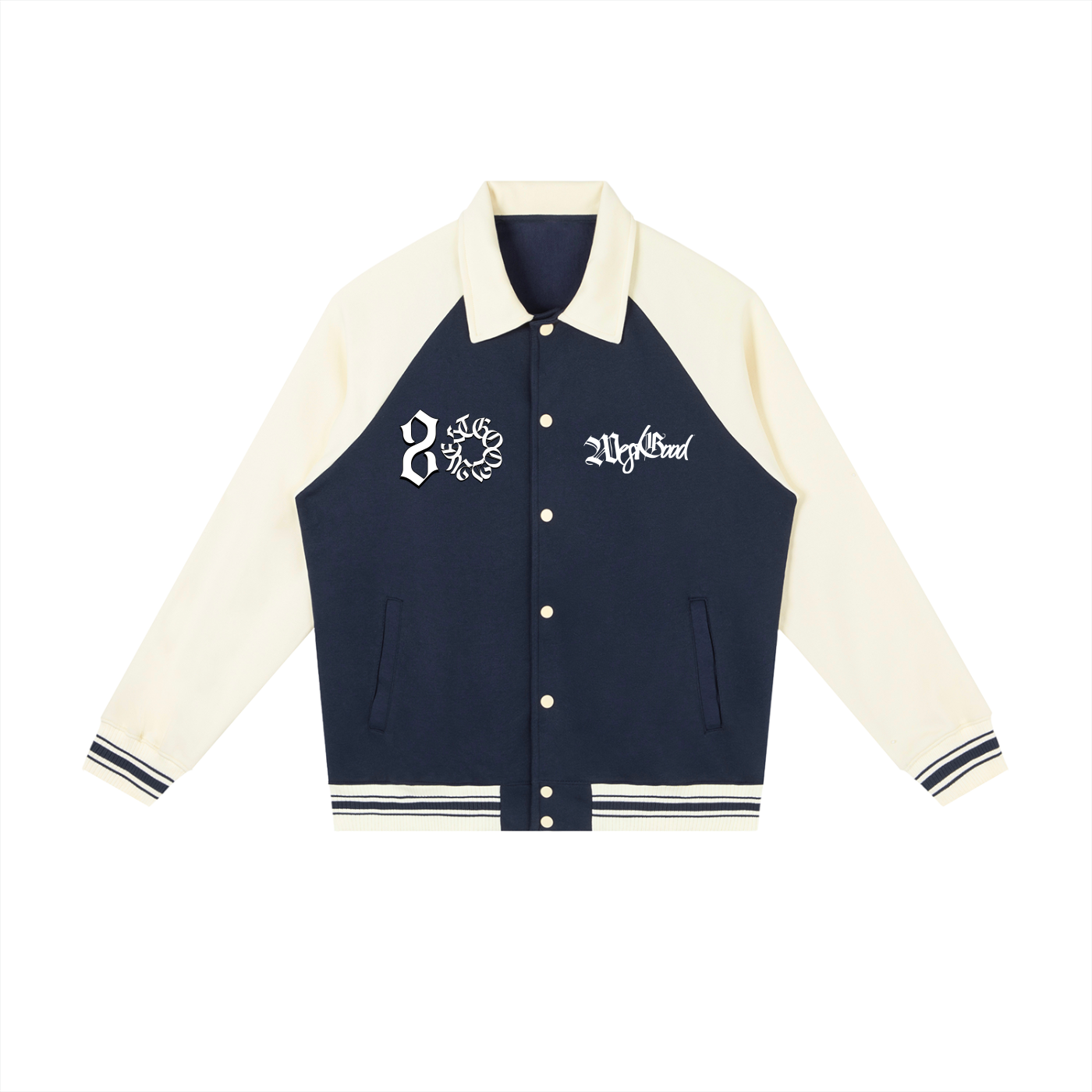 WEST GOOD CLOTHING 20 Raglan Sleeve Baseball Jacket