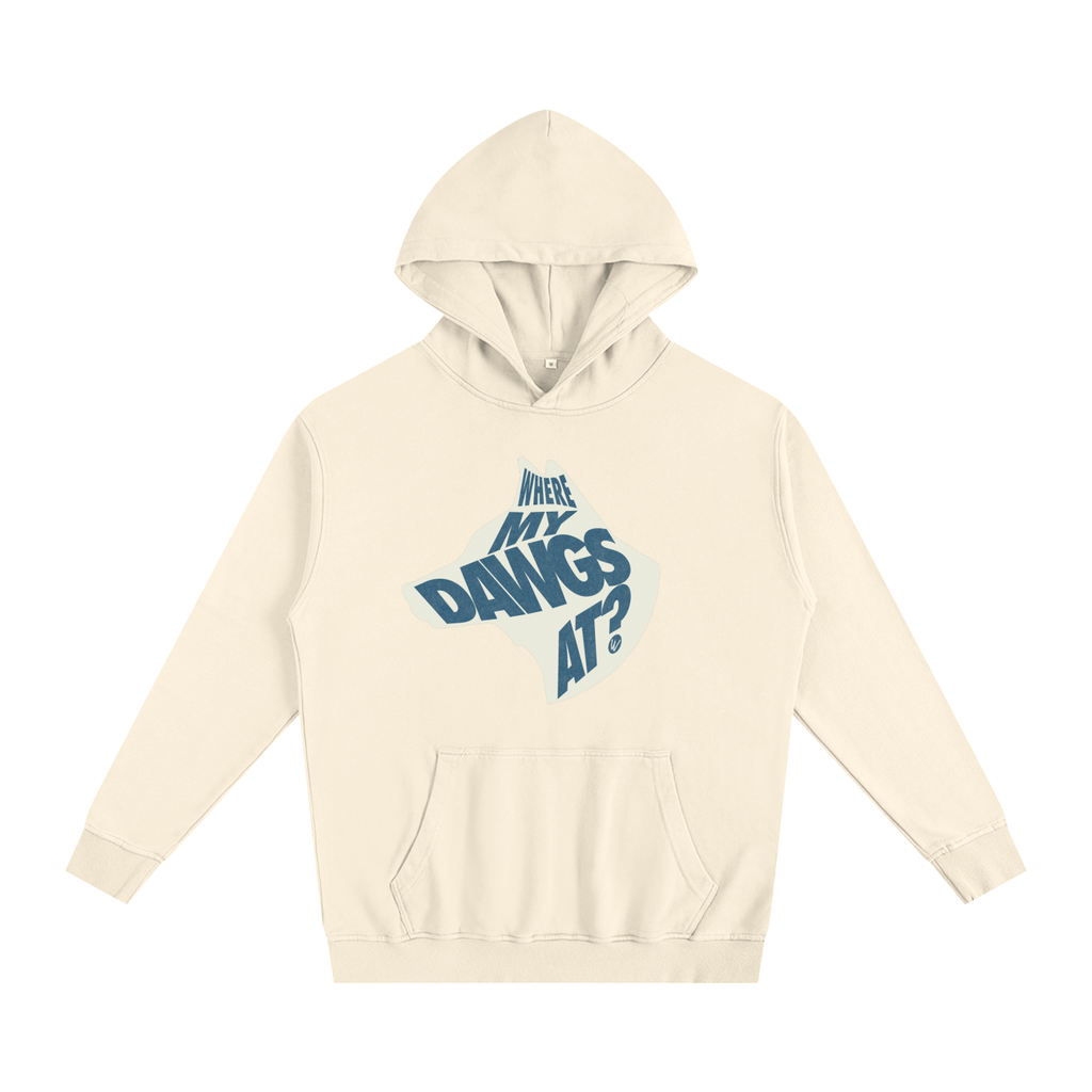 Where My Dawgs AT? Oversized Hoodie