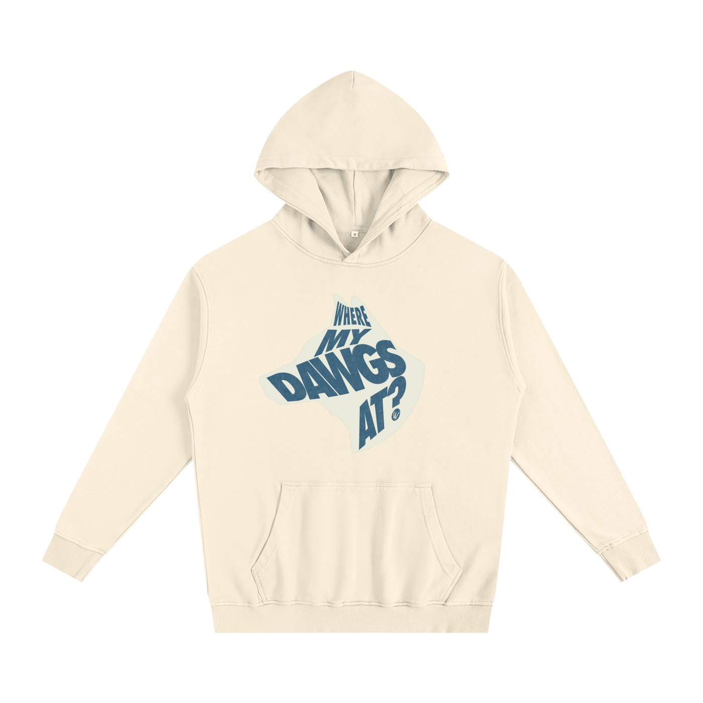Where My Dawgs AT? Oversized Hoodie