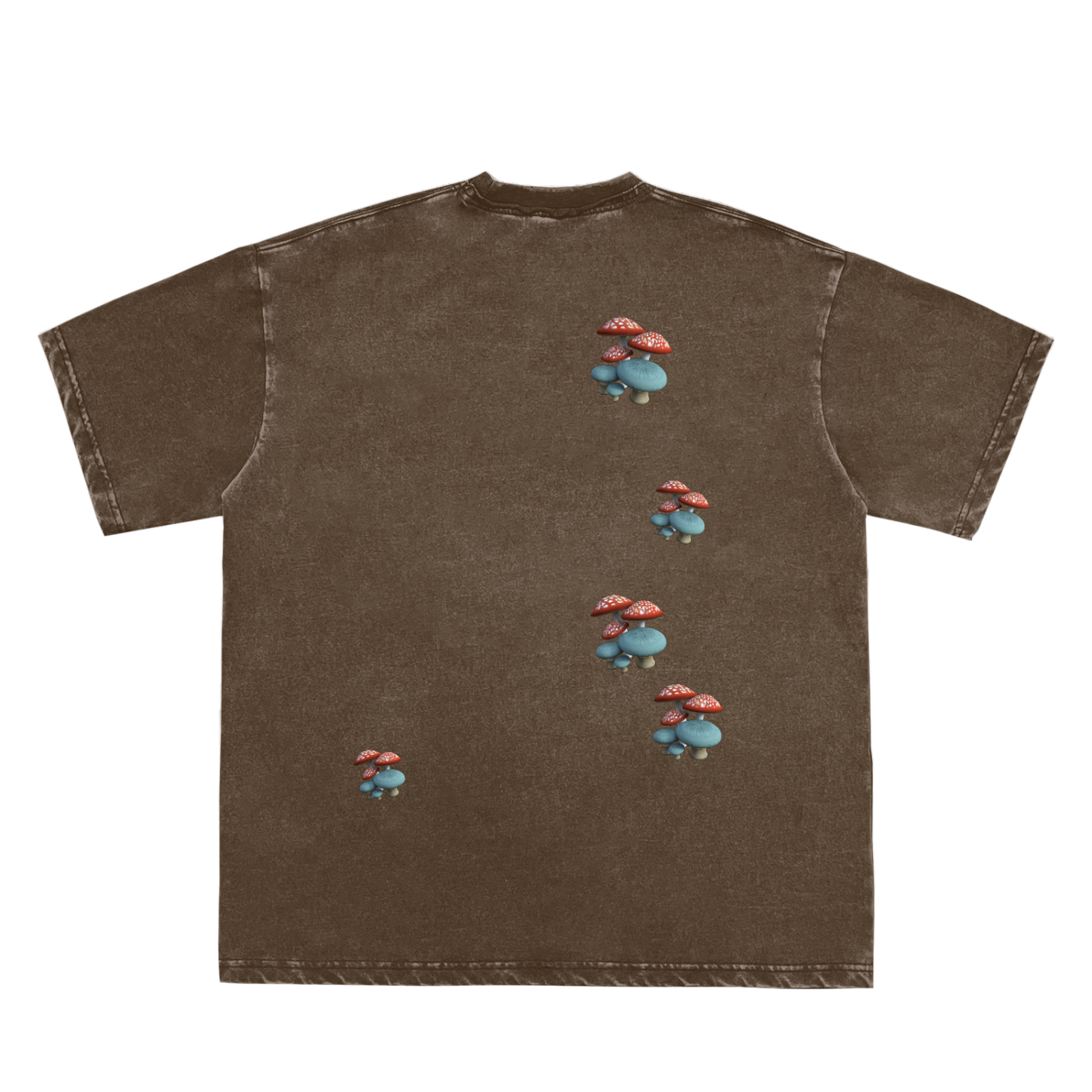 Make Your Thoughts Happen Frayed Vintage Washed T-Shirt - 250 GSM