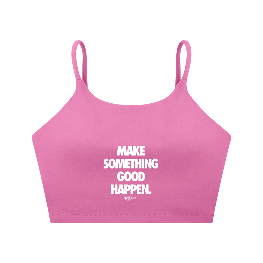 Spaghetti Strap Yoga Sports Bra