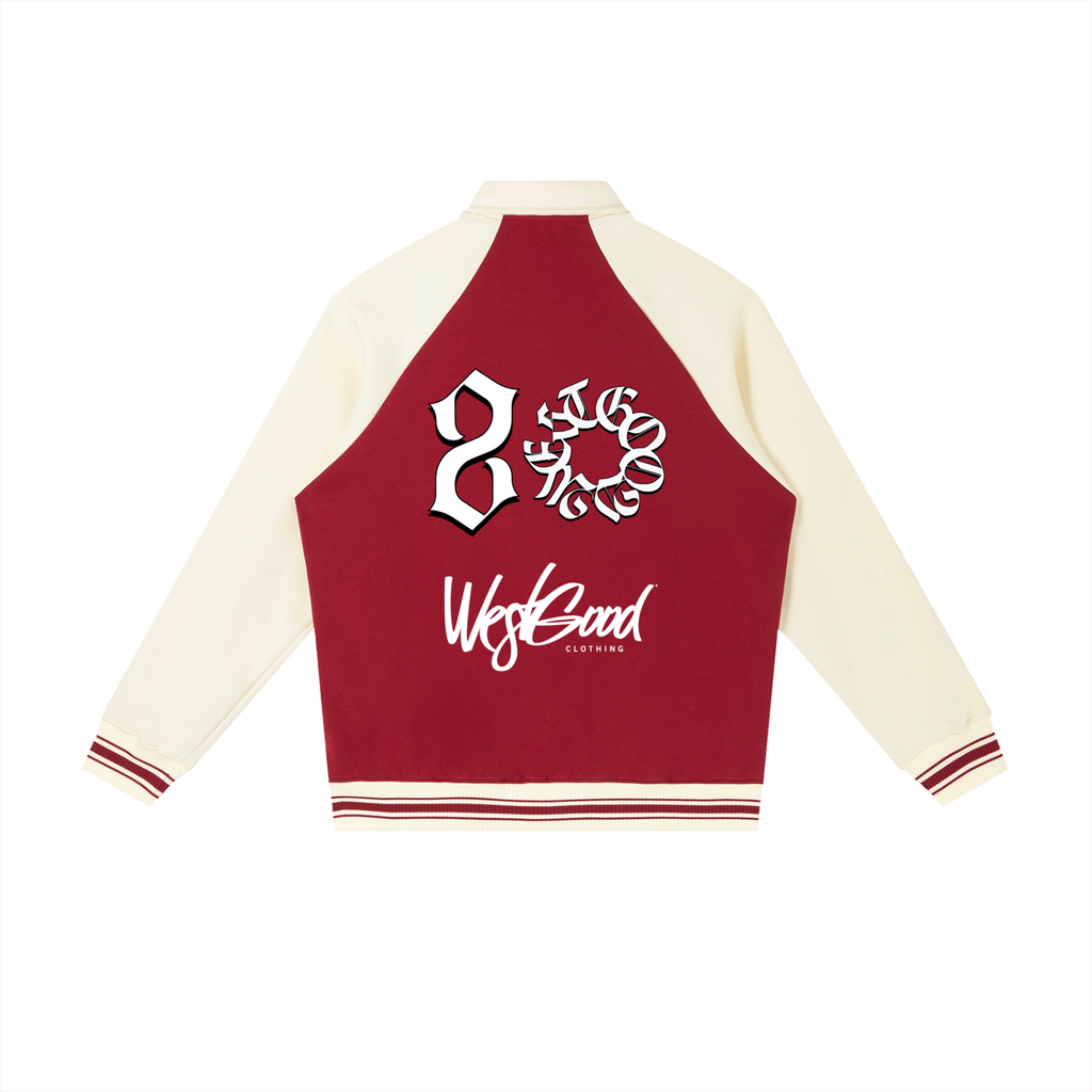 WEST GOOD CLOTHING 20 Raglan Sleeve Baseball Jacket