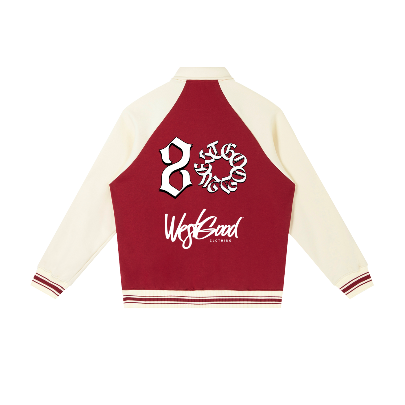 WEST GOOD CLOTHING 20 Raglan Sleeve Baseball Jacket
