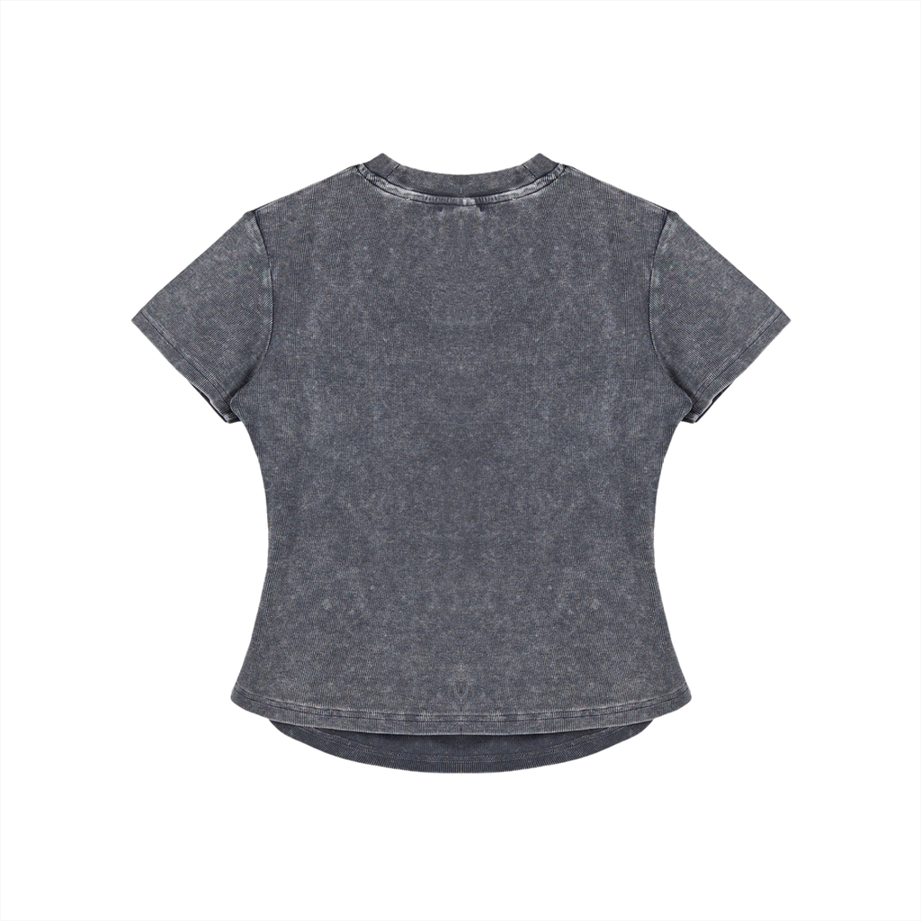 M.Y.T.H Vintaged-Wash Bodycon Cotton T-Shirt