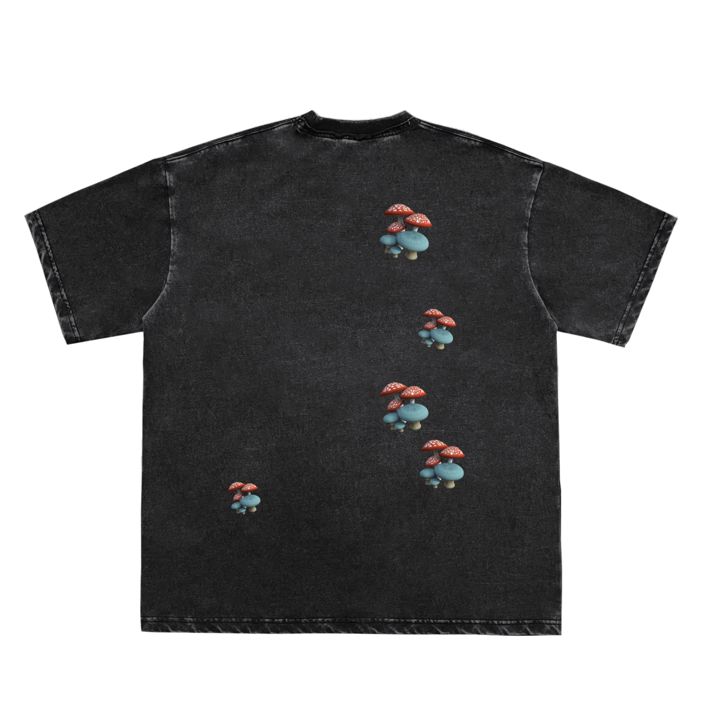 Make Your Thoughts Happen Frayed Vintage Washed T-Shirt - 250 GSM