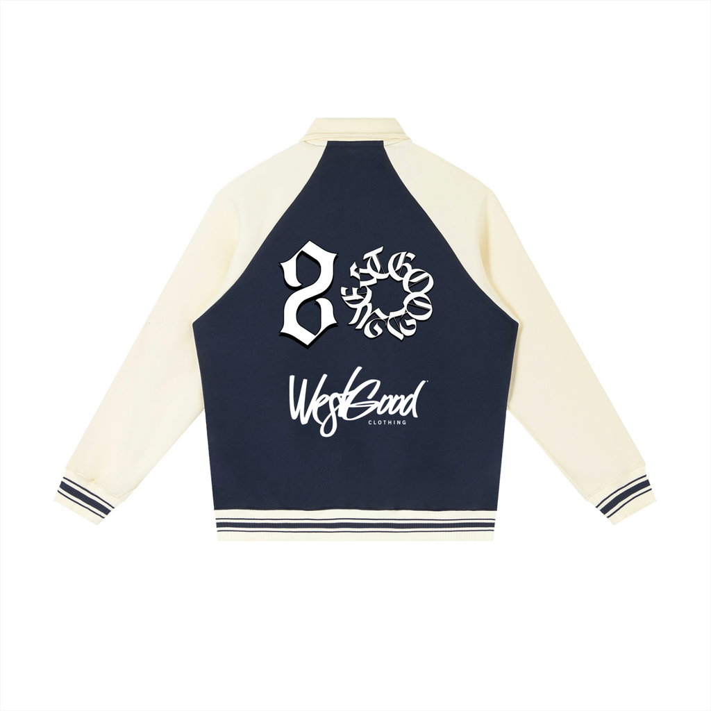 WEST GOOD CLOTHING 20 Raglan Sleeve Baseball Jacket