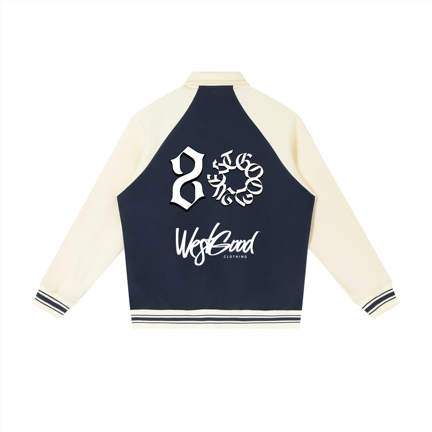 WEST GOOD CLOTHING 20 Raglan Sleeve Baseball Jacket