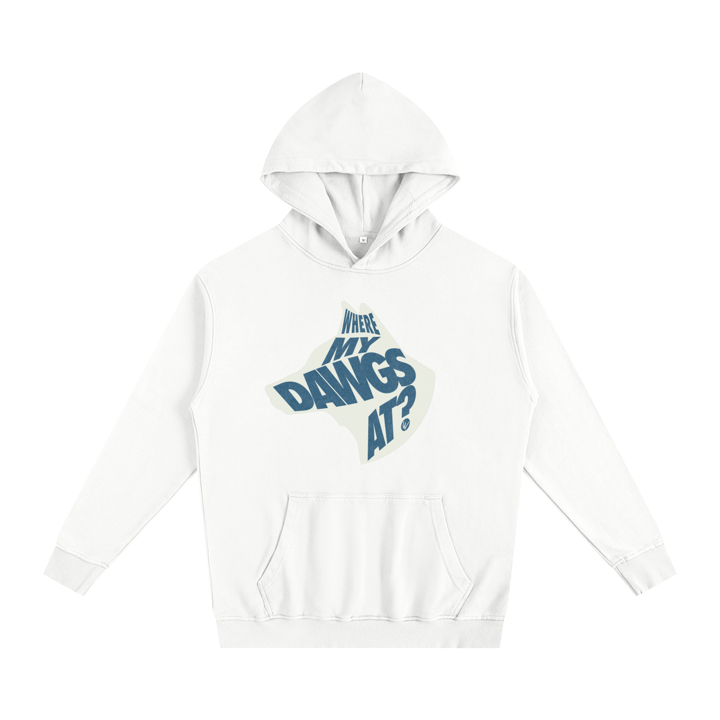Where My Dawgs AT? Oversized Hoodie