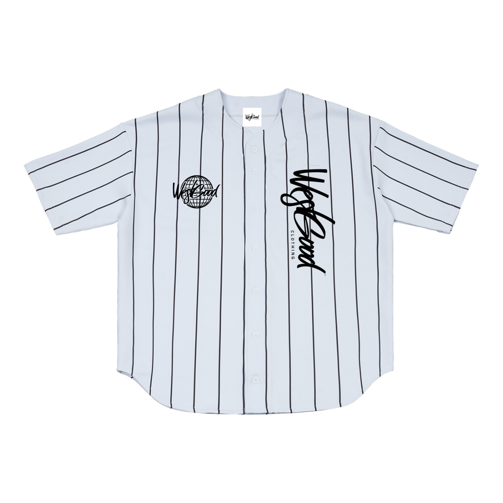 Pinstripe Baseball Jersey