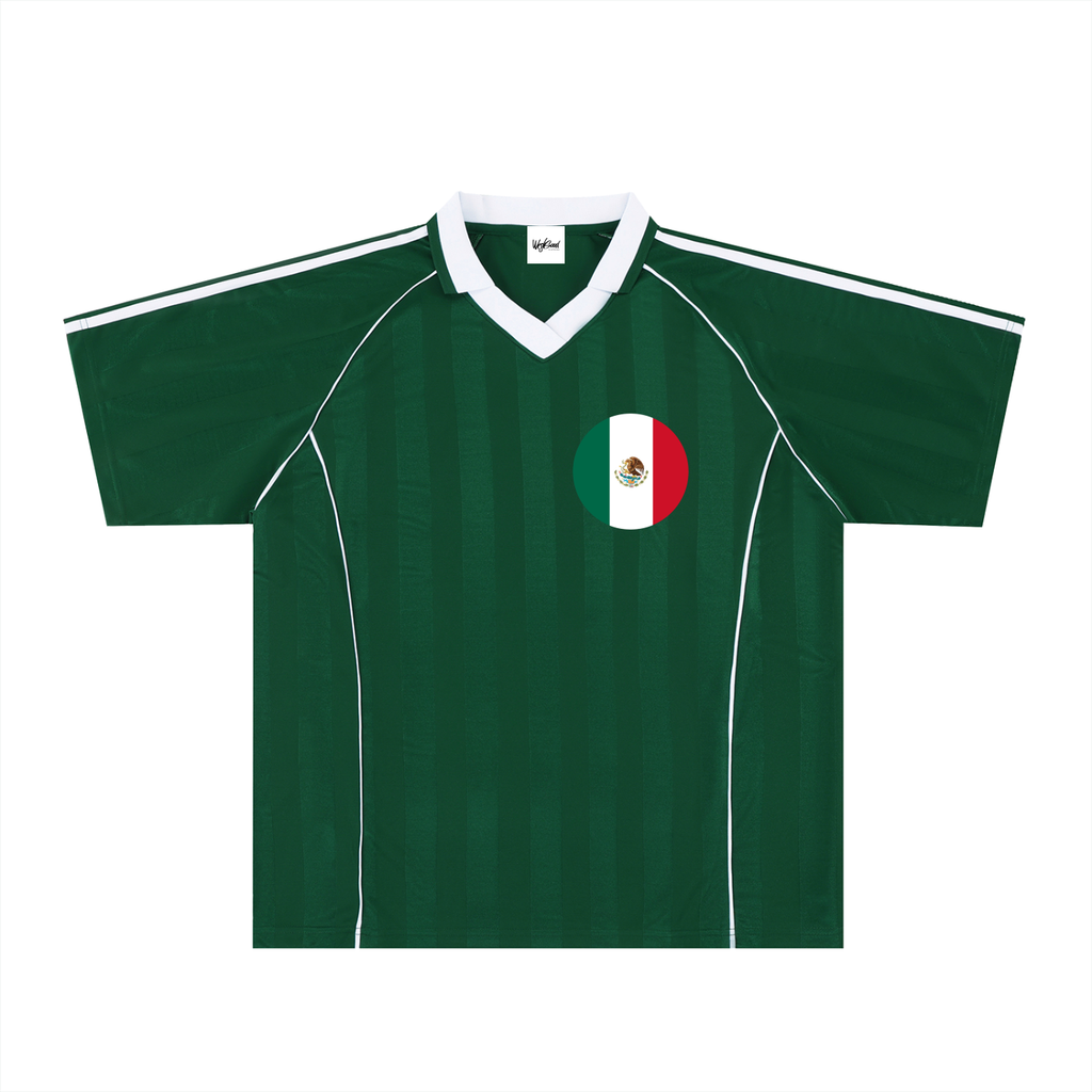 Shadow Stripe Collared Soccer Jersey
