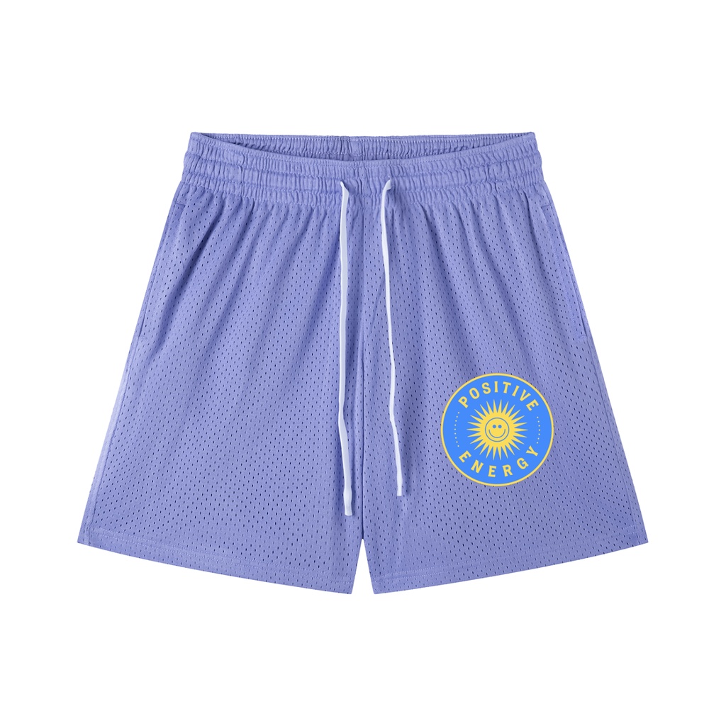 Positive Energy Mesh Drawstring Shorts