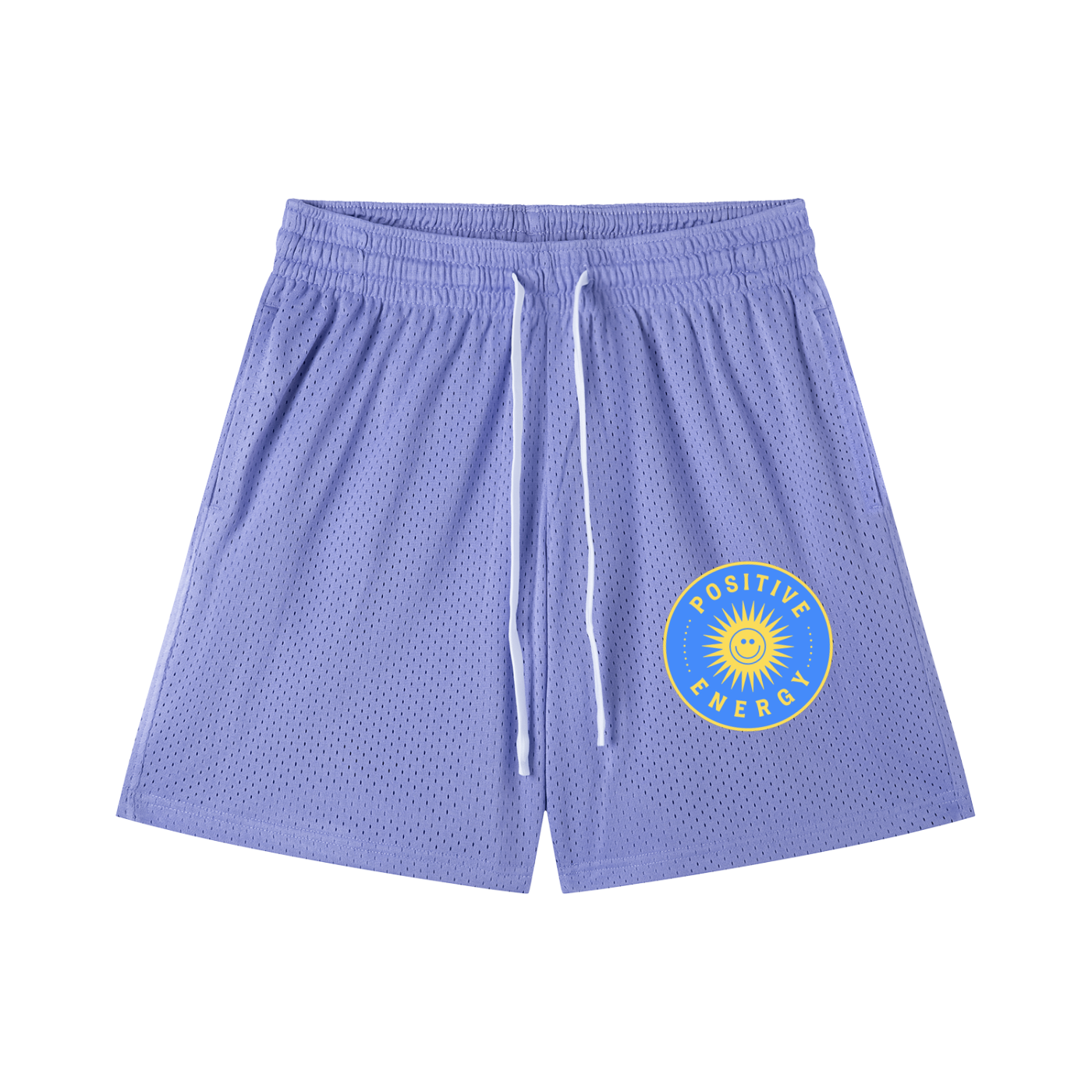 Positive Energy Mesh Drawstring Shorts