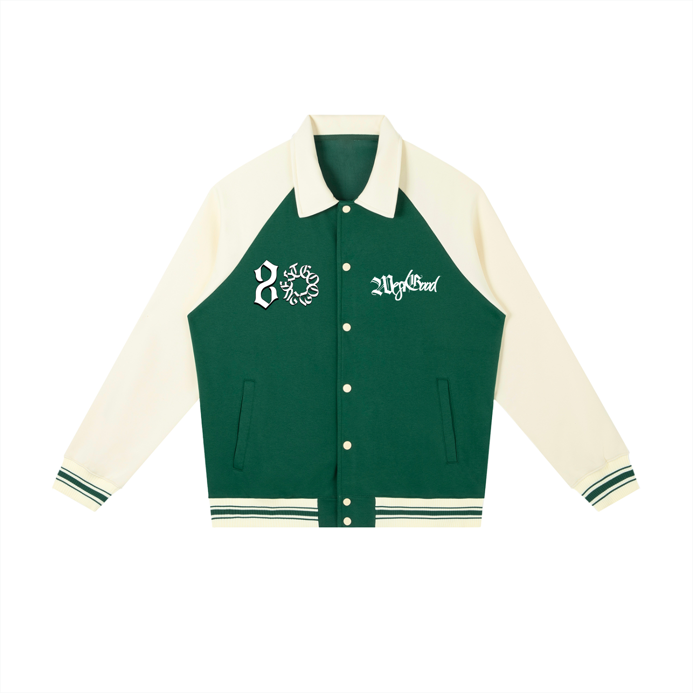 WEST GOOD CLOTHING 20 Raglan Sleeve Baseball Jacket