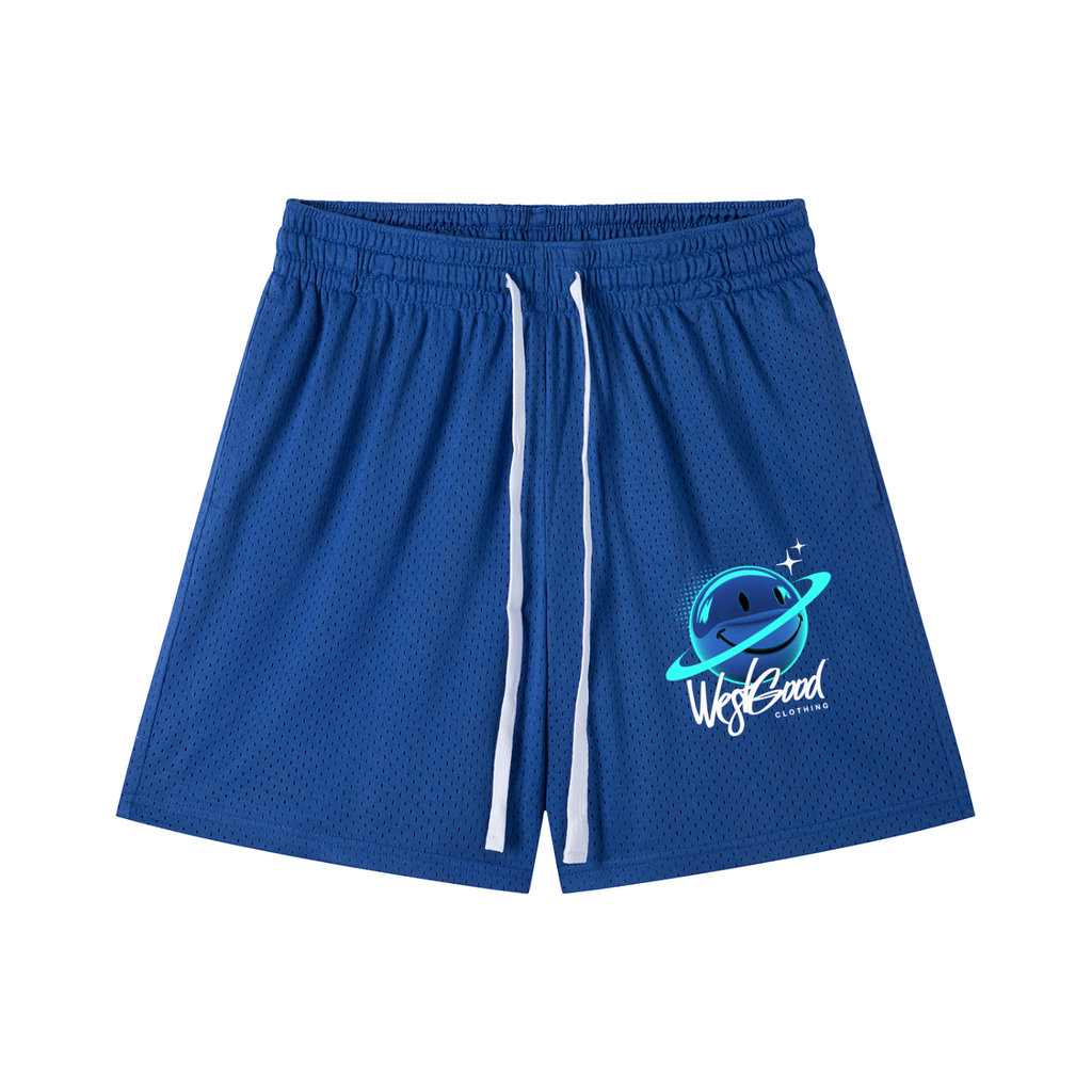 Mesh Drawstring Shorts