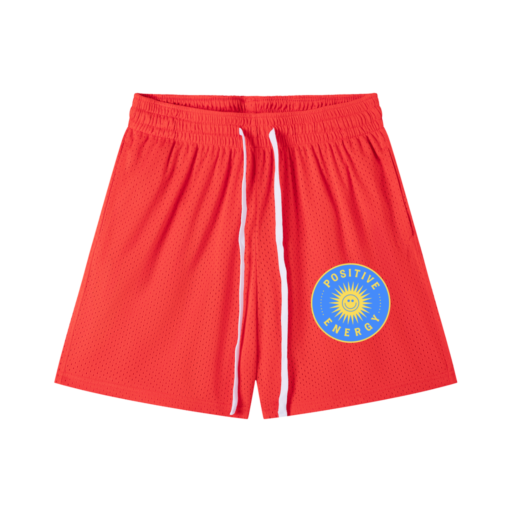 Positive Energy Mesh Drawstring Shorts