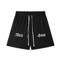 Mesh Drawstring Shorts
