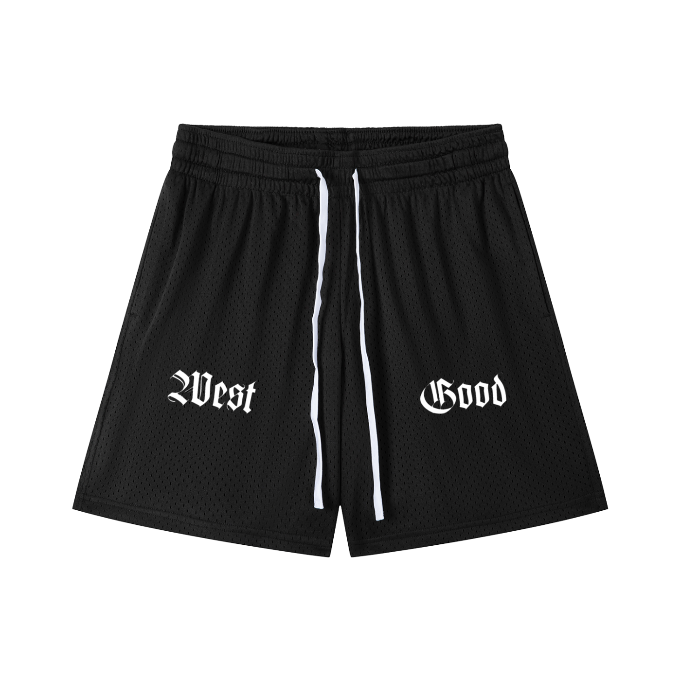 Mesh Drawstring Shorts