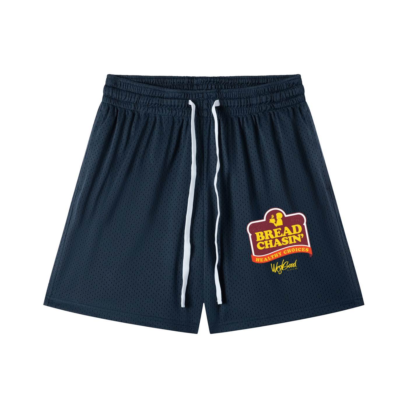 BREAD CHASIN Mesh Drawstring Shorts