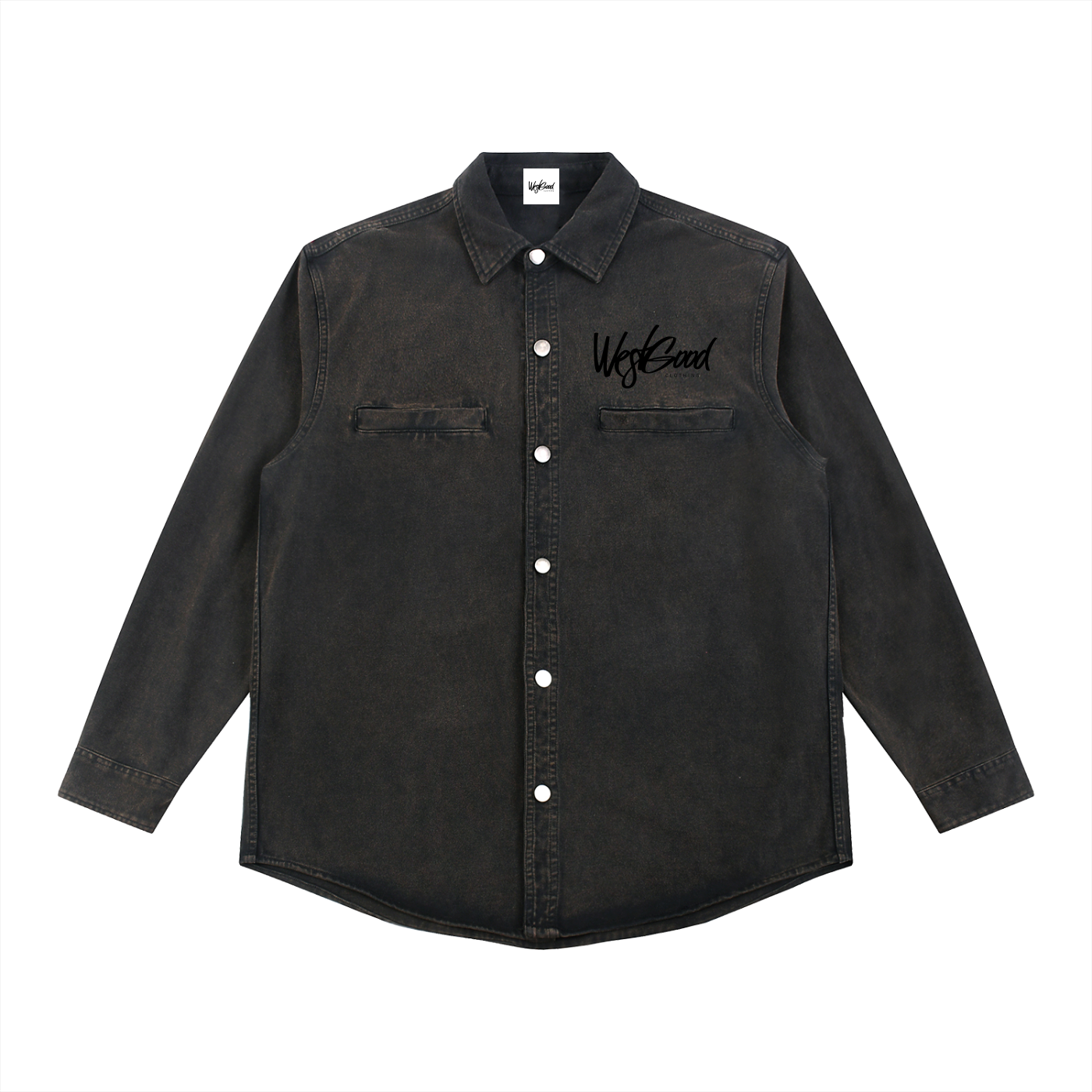 West Good Classic Signature Denim Vintage Washed Heavyweight Jacket