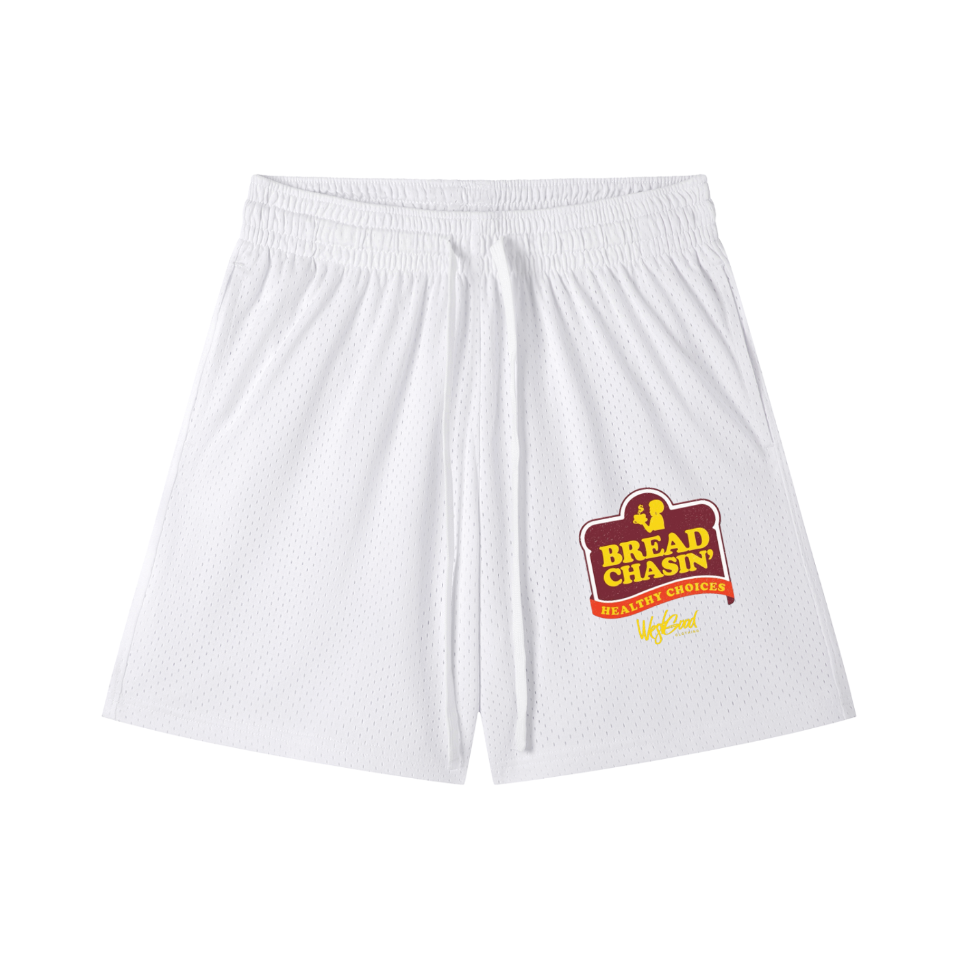 BREAD CHASIN Mesh Drawstring Shorts