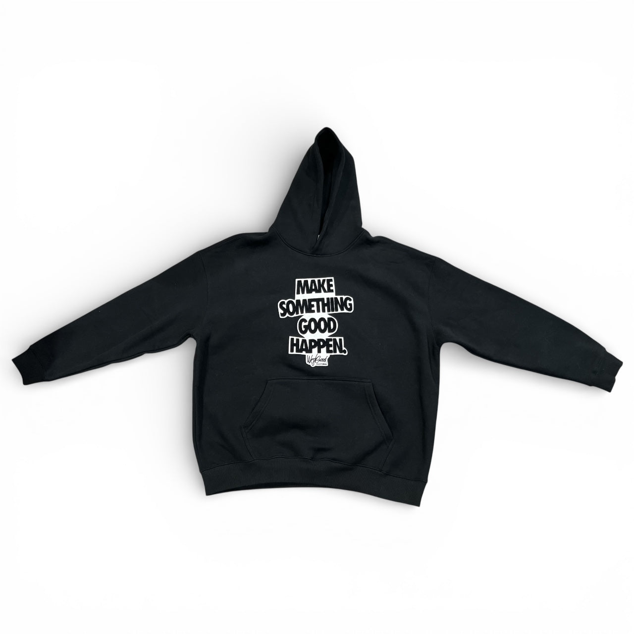 Make Something Good Happen Chenille Patch Hoodie