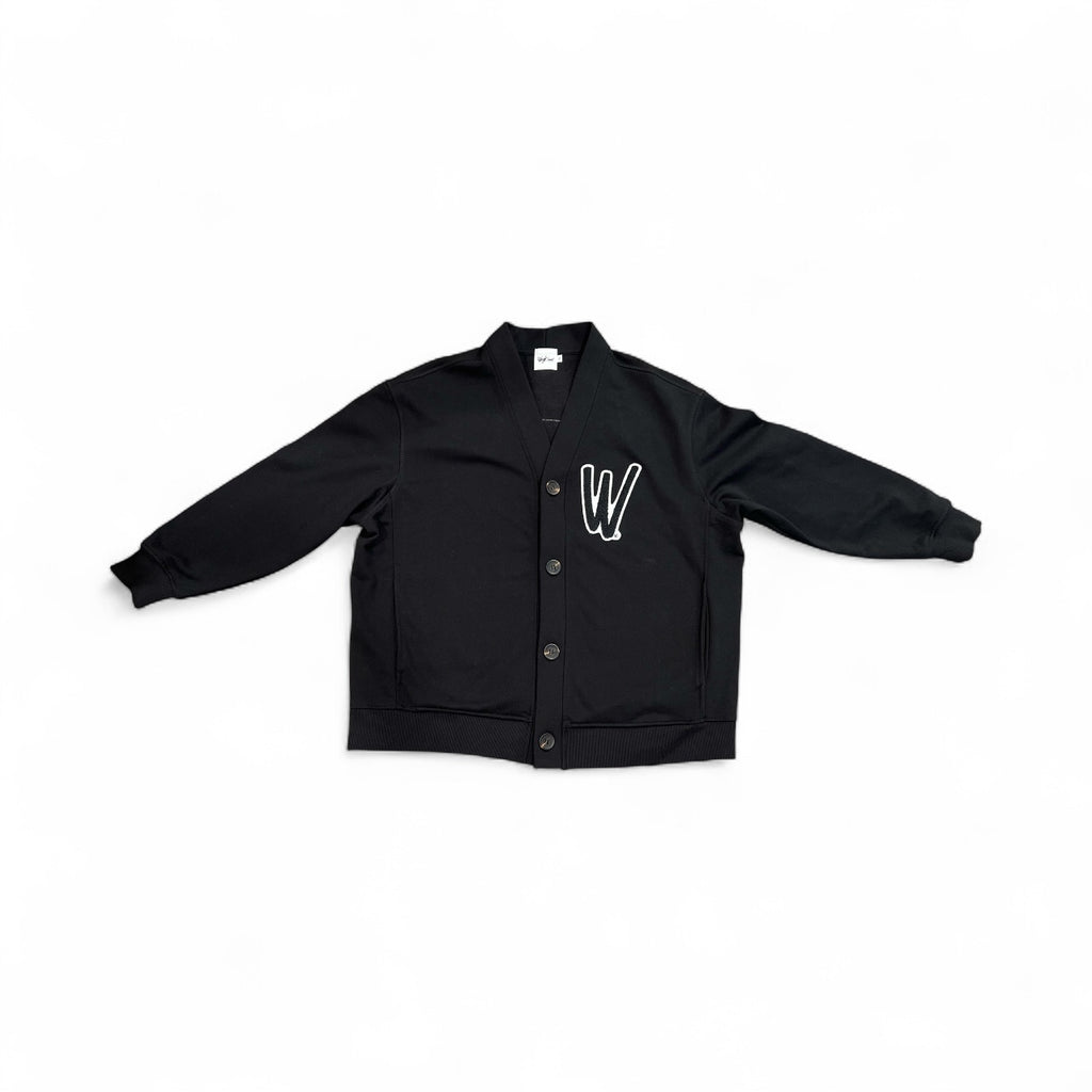 Signature W. Make Something Good Happen Cardigan w/Chenille Patchs