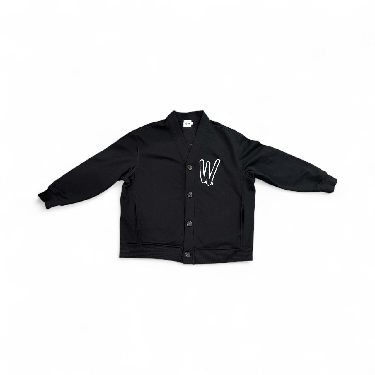 Signature W. Make Something Good Happen Cardigan w/Chenille Patchs