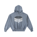 WESTGOOD 3D Frayed Enzyme Washed Fleece Hoodie
