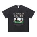 Let's Not Waste Time Together V-Neck Cotton T-Shirt