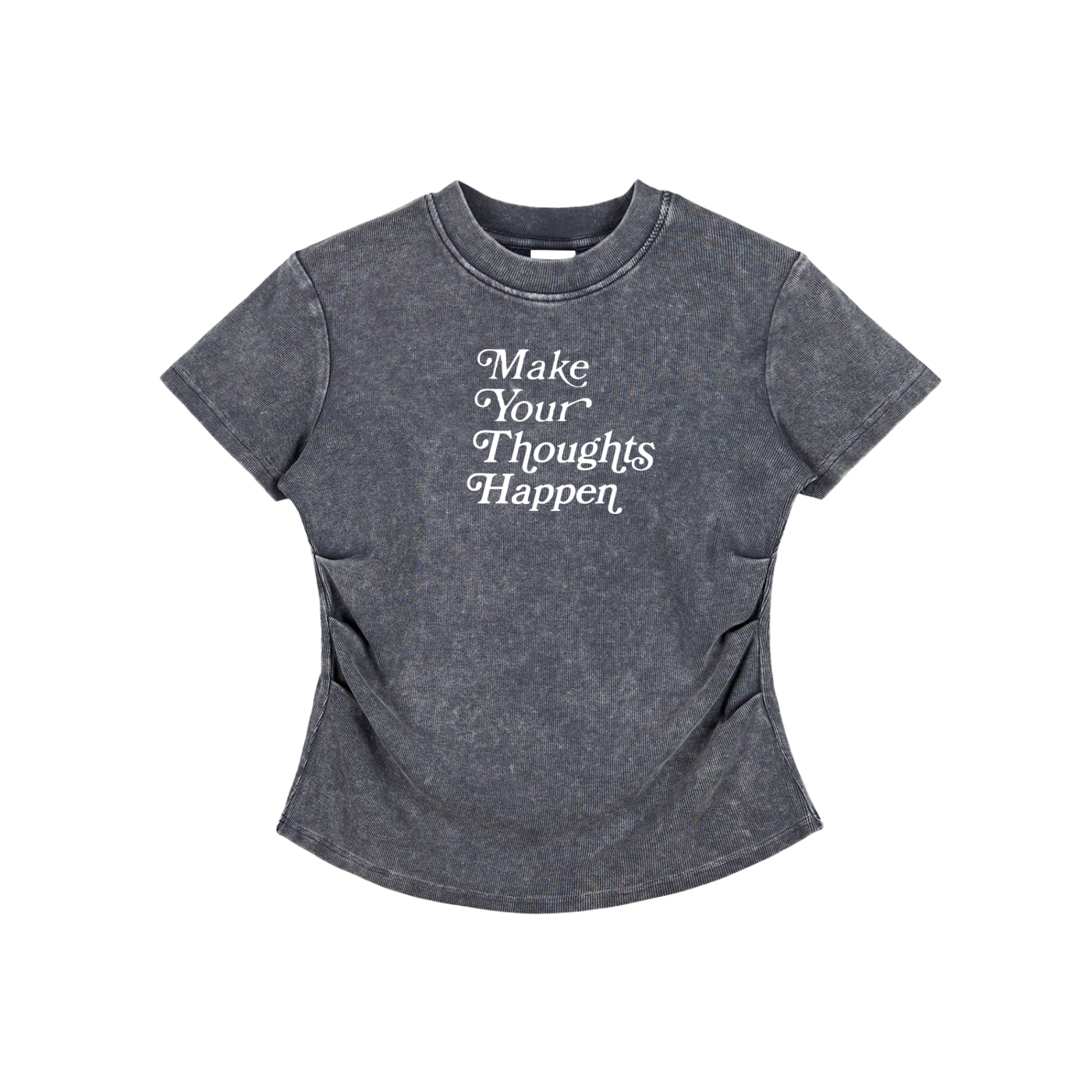 M.Y.T.H Vintaged-Wash Bodycon Cotton T-Shirt