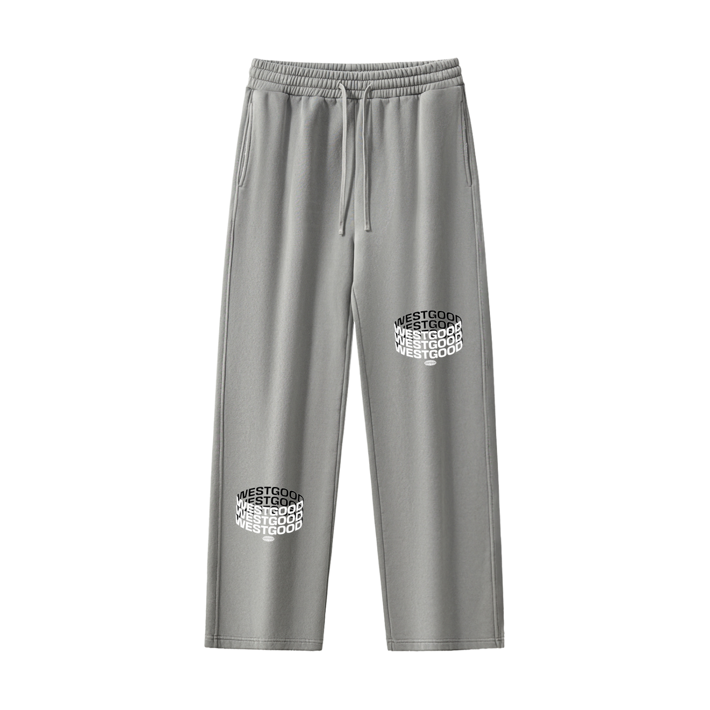 Frayed Enzyme Washed Fleece Sweatpants