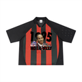 Unisex Striped Mesh Boxy Soccer Jersey