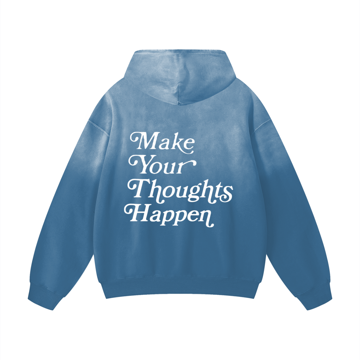 Make Your Thoughts Happen Heavyweight Oversized Hoodie