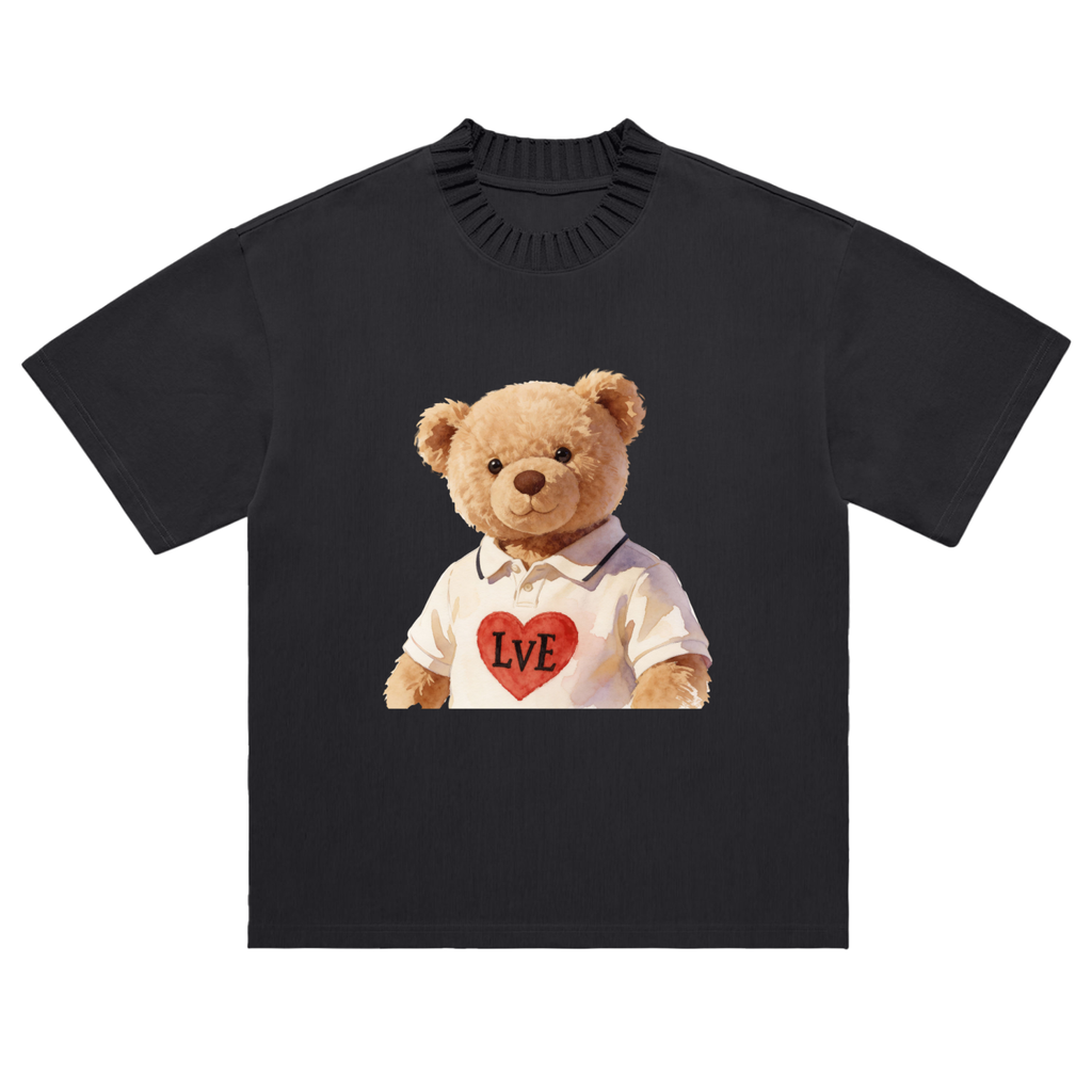 Heavyweight Knitted Round Neck T-Shirt
