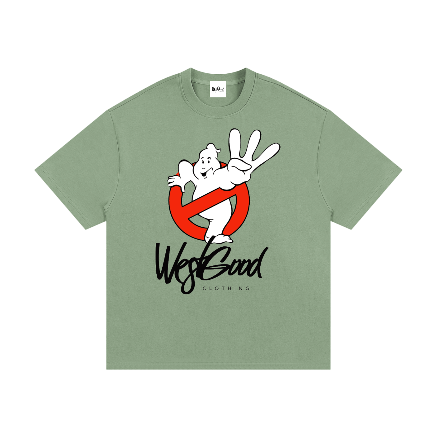 WEST GOOD GHOSTBUSTER Heavyweight Cotton T-Shirt