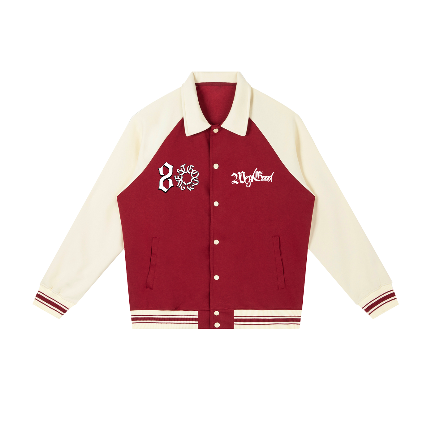 WEST GOOD CLOTHING 20 Raglan Sleeve Baseball Jacket