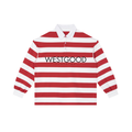 WESTGOOD Color Block Stripe Polo Shirt